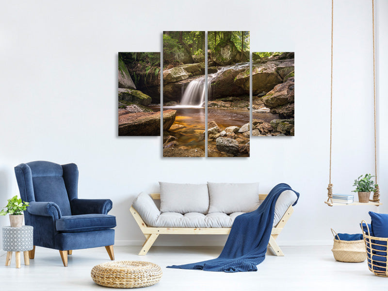 canvas-print-little-waterfall