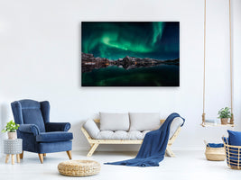 modern-3-piece-canvas-print-lofoten-aurora-reflection