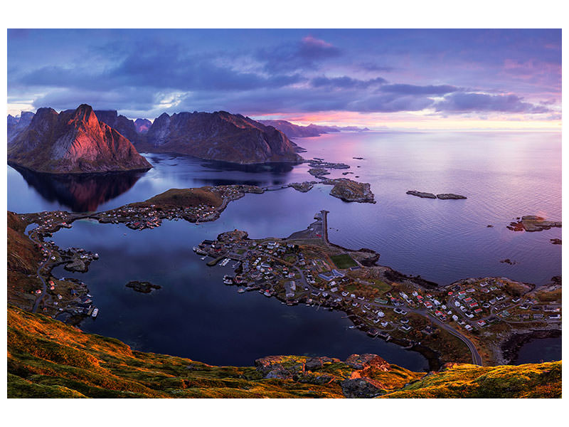 5-piece-canvas-print-lofoten-sunrise