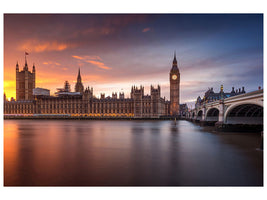 3-piece-canvas-print-london-palace-of-westminster-sunset