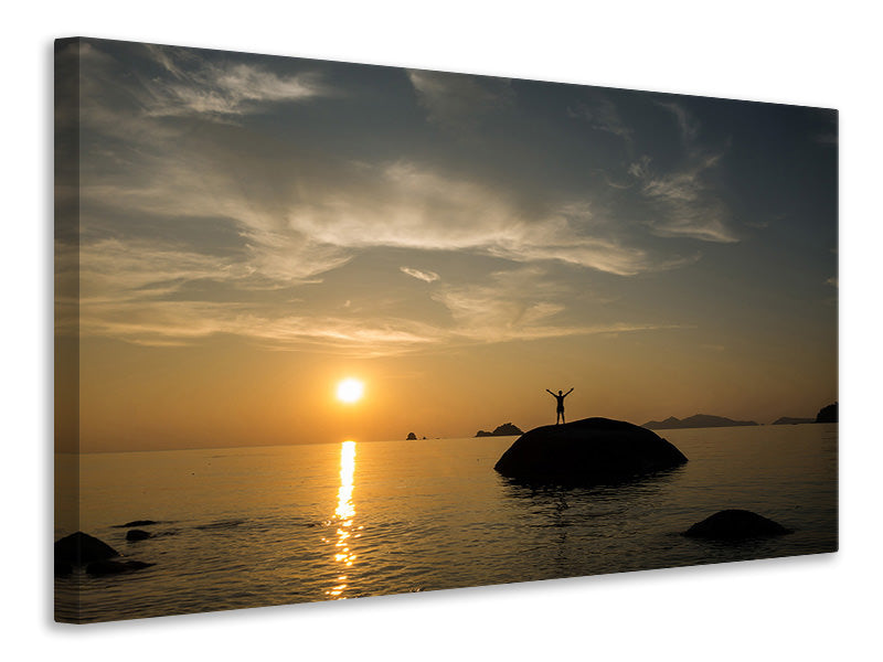 panoramic-3-piece-canvas-print-love-the-sunset-by-the-sea
