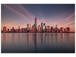 4-piece-canvas-print-lower-manhattan-at-dusk