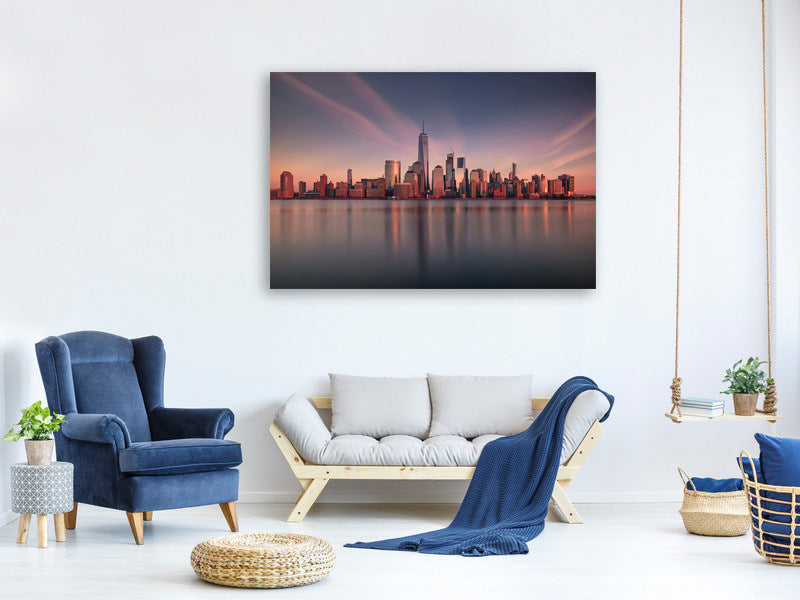 panoramic-3-piece-canvas-print-lower-manhattan-at-dusk