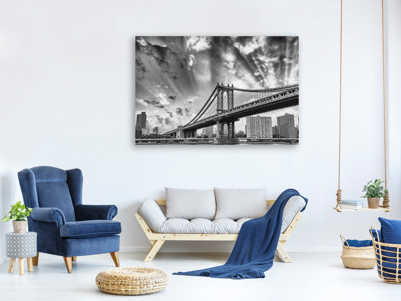 4-piece-canvas-print-manhattan-bridge