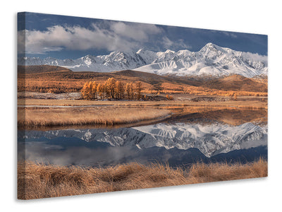 modern-4-piece-canvas-print-mirror-for-mountains-iii