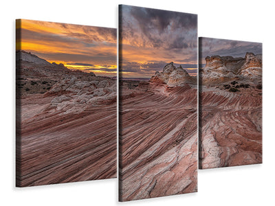 modern-3-piece-canvas-print-last-light-at-white-pocket