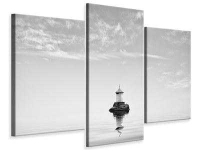 modern-3-piece-canvas-print-lighthouse-in-mist