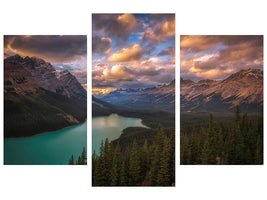 modern-3-piece-canvas-print-peyto-lake-at-dusk