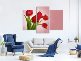 modern-3-piece-canvas-print-red-tulips-bouquet