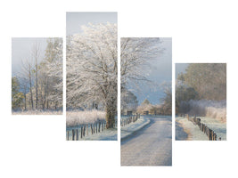 modern-4-piece-canvas-print-a-frosty-morning