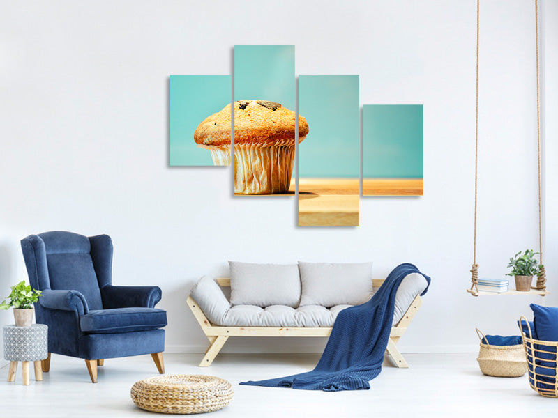 modern-4-piece-canvas-print-a-muffin