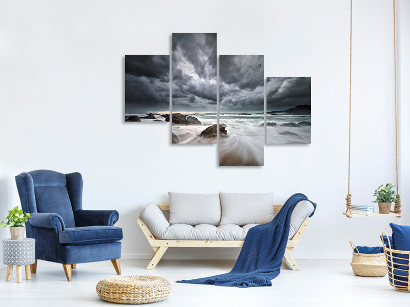 modern-4-piece-canvas-print-flight-over-troubled-waters