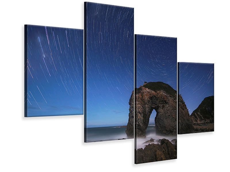 modern-4-piece-canvas-print-horse-head-rock