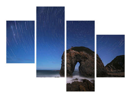 modern-4-piece-canvas-print-horse-head-rock
