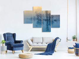 modern-4-piece-canvas-print-morning-reflection-ii