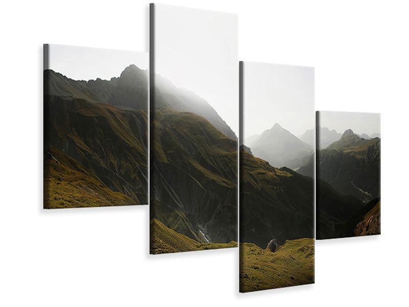 modern-4-piece-canvas-print-nationalpark-schweiz