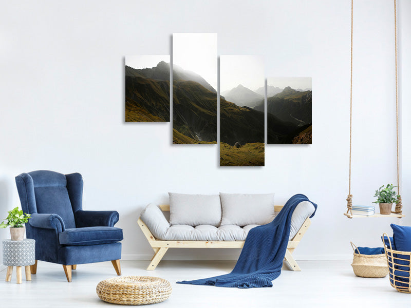 modern-4-piece-canvas-print-nationalpark-schweiz