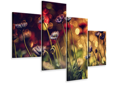 modern-4-piece-canvas-print-summer-flowers