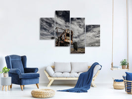 modern-4-piece-canvas-print-the-scream