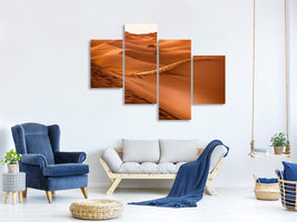 modern-4-piece-canvas-print-traces-in-the-desert