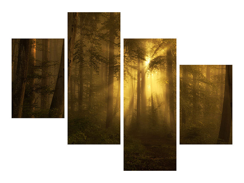 modern-4-piece-canvas-print-yellow-the-bigger-picture