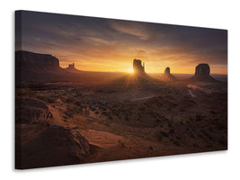 panoramic-3-piece-canvas-print-monument-sunrise