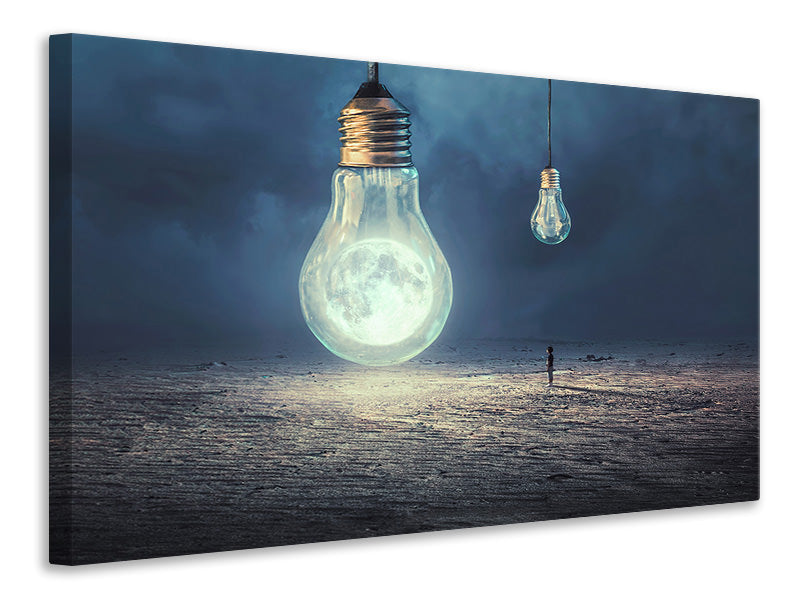 modern-3-piece-canvas-print-moon-lamp