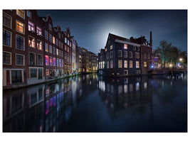 5-piece-canvas-print-moonlight-over-amsterdam