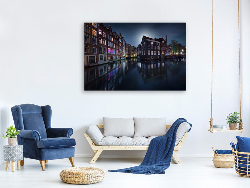 5-piece-canvas-print-moonlight-over-amsterdam