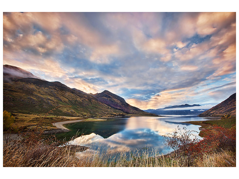 modern-4-piece-canvas-print-morning-delight-at-lake-hawea