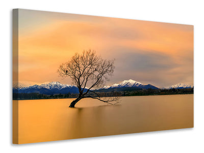 3-piece-canvas-print-morning-glow-of-the-lake-wanaka