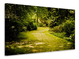 modern-4-piece-canvas-print-moss-covered-path