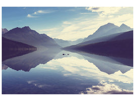 modern-4-piece-canvas-print-mountain-reflection