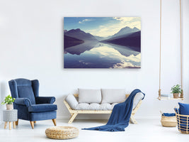 modern-4-piece-canvas-print-mountain-reflection