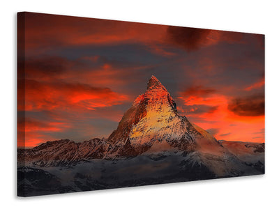 panoramic-canvas-print-mountains-of-switzerland-at-sunset