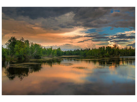 5-piece-canvas-print-mystic-lake