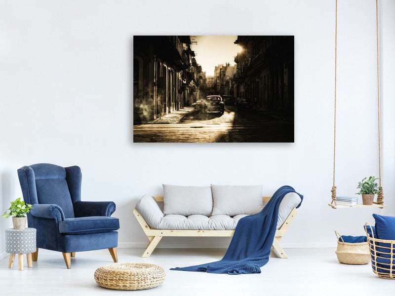 panoramic-3-piece-canvas-print-mystic-morning-in-havana