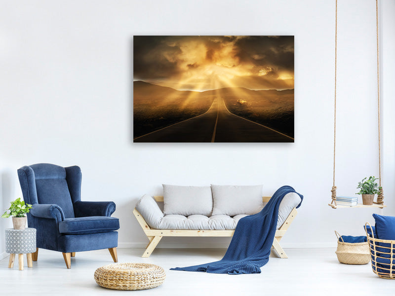 panoramic-3-piece-canvas-print-mystical-street