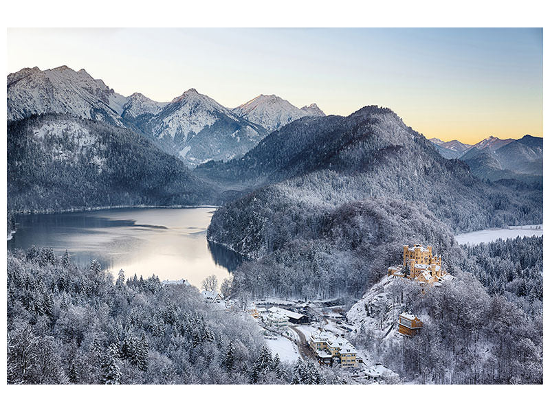 5-piece-canvas-print-neuschwanstein-castle-in-ammergebierge