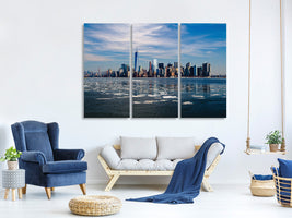 panoramic-3-piece-canvas-print-new-york-in-winter