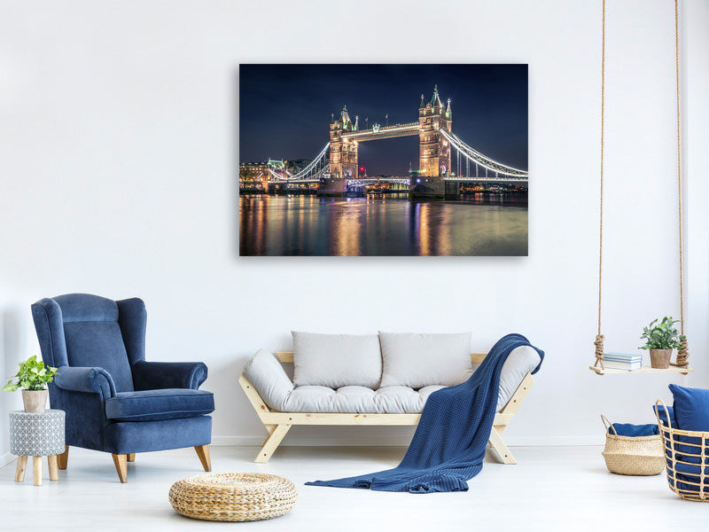 modern-4-piece-canvas-print-night-at-the-tower-bridge