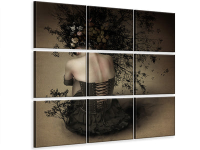 4-piece-canvas-print-night-scented-girl