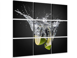 9-piece-canvas-print-o-fresh-limes