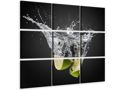 9-piece-canvas-print-o-fresh-limes