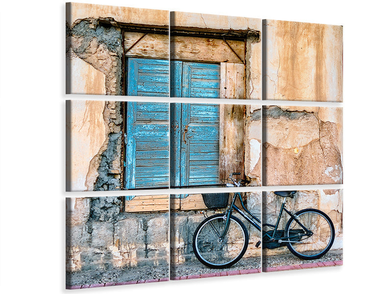 canvas-print-old-window-and-bicycle