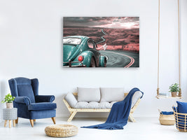 3-piece-canvas-print-on-the-road-with-the-classic-car