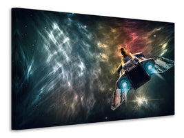 3-piece-canvas-print-on-the-way-with-the-spaceship