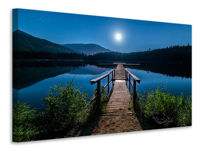 panoramic-3-piece-canvas-print-one-night-at-full-moon