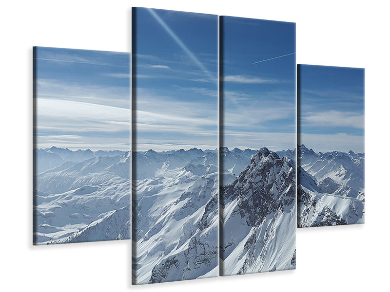 modern-4-piece-canvas-print-over-the-peaks