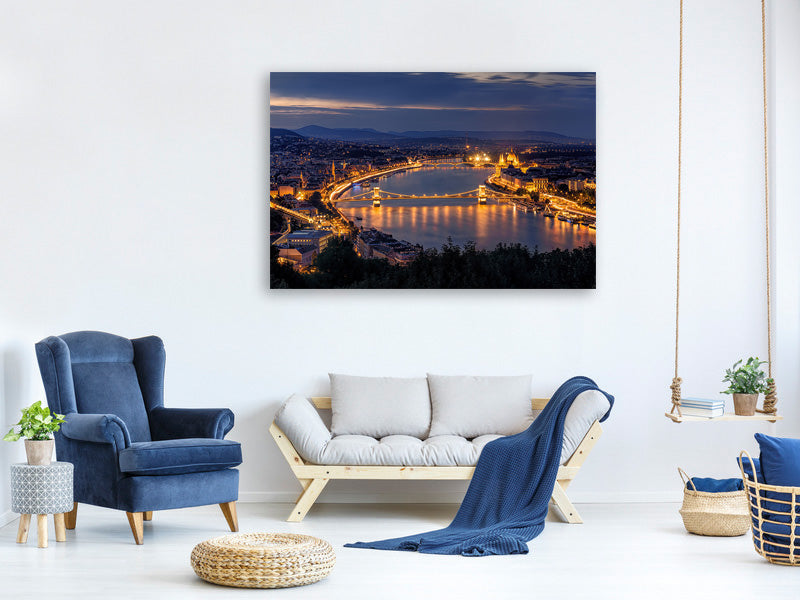 4-piece-canvas-print-panorama-of-budapest